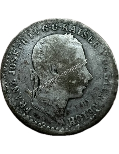 5 Kreuzer 1859 V Francis Joseph I Austrian Empire