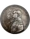 Silver Medal of the Wedding of Paul and Frederica 1938 by Falireas