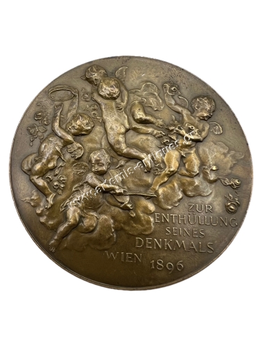 Wolfgang Amadeus Mozart Medal by A. Scharff