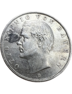 3 Mark 1910 Otto Βασίλειο της Βαυαρίας