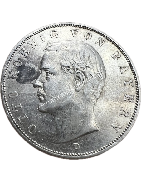 3 Mark 1910 Otto Βασίλειο της Βαυαρίας