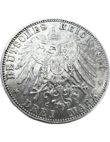 3 Mark 1910 Otto Kingdom of Bavaria