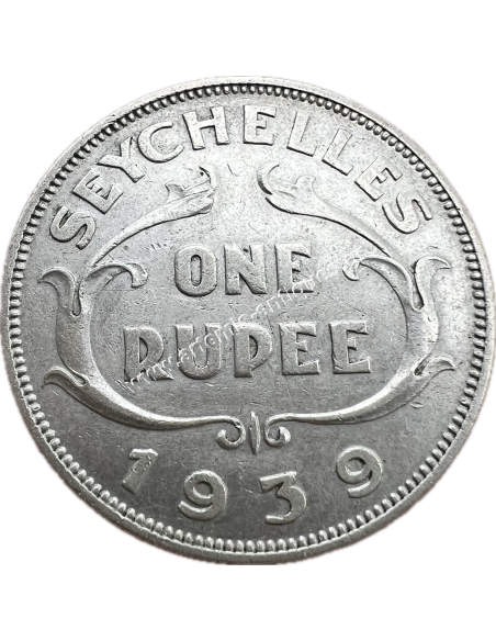 1 Rupee 1939 George VI Σευχέλλες