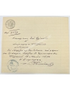 Theodore Retsinas 1892 - Temporary identity certification - Municipality of Piraeus