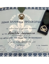Award and Medal of the Friends of Scouting, to the Vice President of the Greek Red Cross, 1991