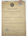 Agence Politique et Consulat General de Grece a Alexandrie 1888