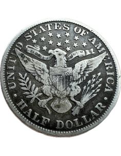 Half Dollar 1901 Barber Half Dollar 2
