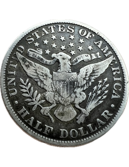Half Dollar 1901 Barber Half Dollar