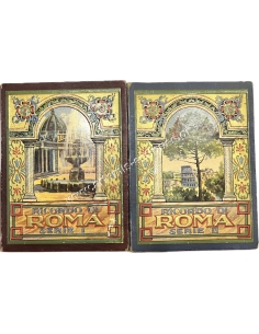 Ricordo Di Roma Parte I & II Antique Souvenir Photo Booklets