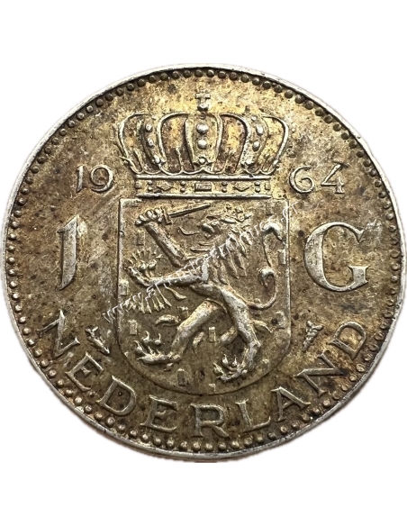 1 Gulden 1964 UNC-BU Juliana Netherlands