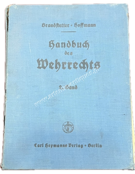 Handbuch des Wehrrechts 1939, Band 2