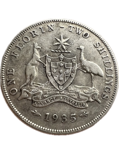 1 Florin 1935 George V Australia