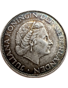 2 1/2 Gulden 1960 Juliana Netherlands