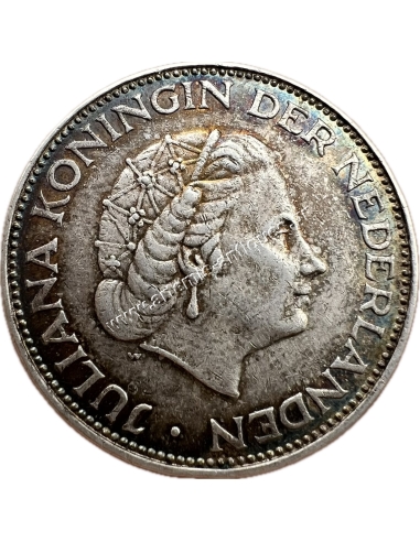 2 1/2 Gulden 1960 Juliana Netherlands