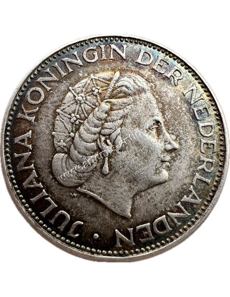 2 1/2 Gulden 1960 Juliana Netherlands