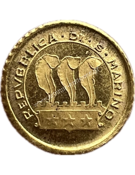 Salvam Fac Rempublicam Tuam Commemorative Gold Medal San Marino