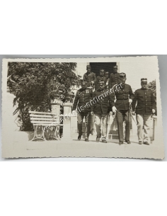 King Constantine I, Panagiotis Daglis and Anastasios Papoulas, in a Rare Photo