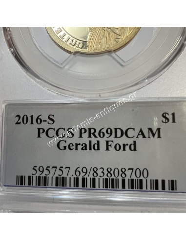 1 Dollar 2016 S Gerald Ford PCGS PR69DCAM