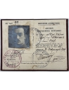 Reserve Officers' Union Identity Card 1924