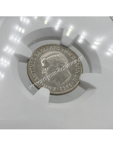 50 Lepta 1966 Constantine B NGC MS66