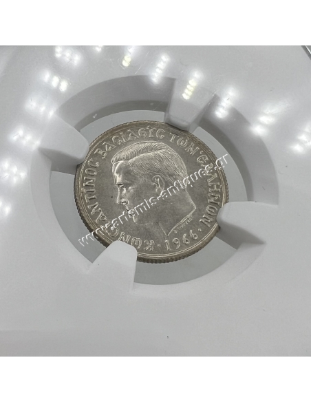 50 Λεπτά 1966 Κωνσταντίνος Β NGC MS66