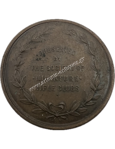 Τhe Bell Medal Presented by The Society of Miniature Rifle Clubs 1909-1939 Token United Kingdom