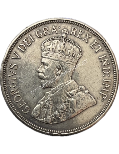 45 Piastres 1928 George V Cyprus