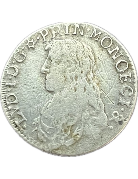 1/12 Ecu 1666 Louis I Monaco