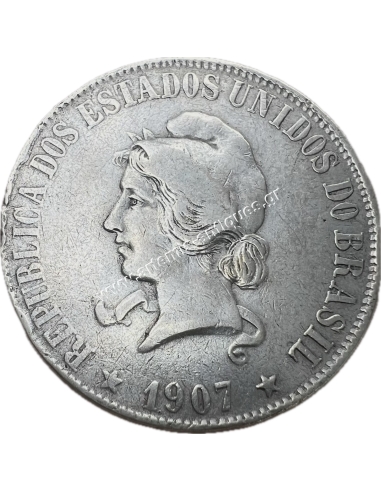 2000 Reis 1907 Brazil