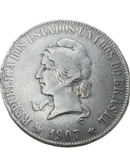 2000 Reis 1907 Brazil