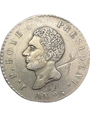 100 Centimes Year 26 1829 Haiti