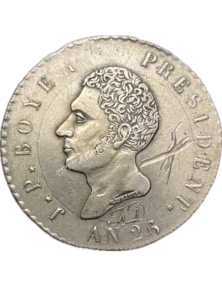 100 Centimes Year 26 1829 Haiti