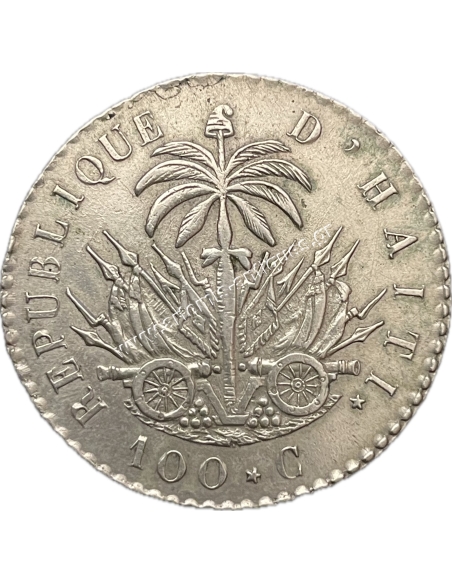 100 Centimes Year 26 1829 Haiti