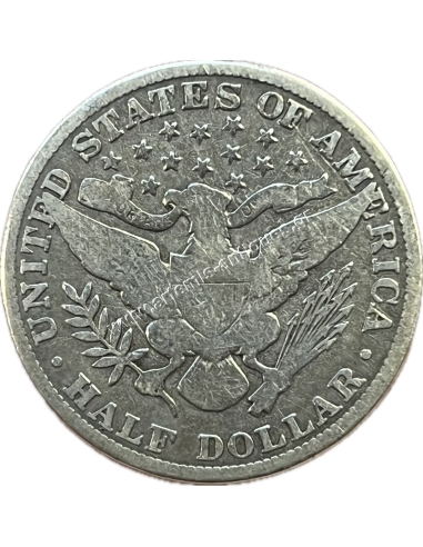 1/2 Dollar 1912 Barber Half Dollar