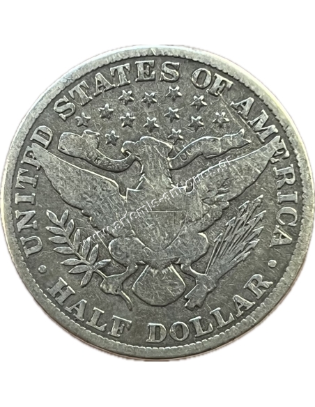 1/2 Dollar 1912 Barber Half Dollar