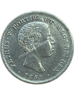 500 Reis 1855 Perdo V Πορτογαλία