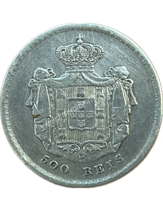 500 Reis 1855 Perdo V Πορτογαλία 2