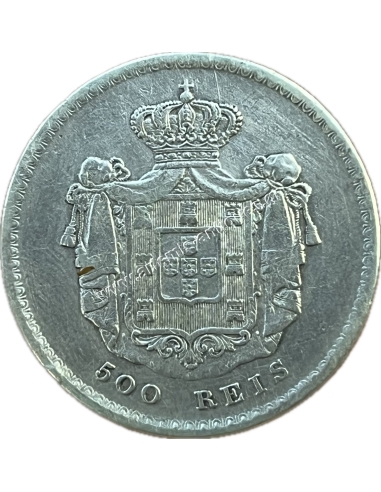 500 Reis 1855 Perdo V Πορτογαλία