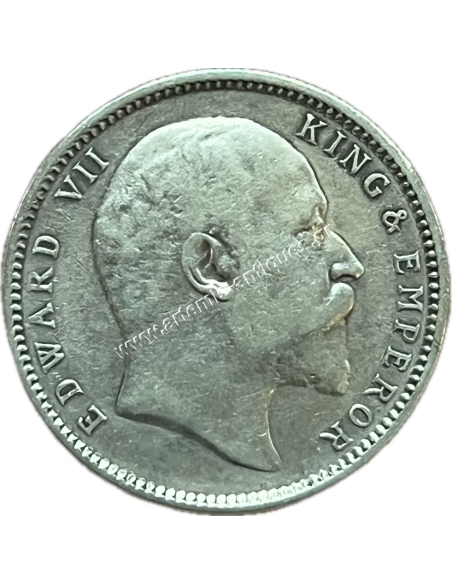 1 Rupee 1908 Edward VII Βρετανική Ινδία