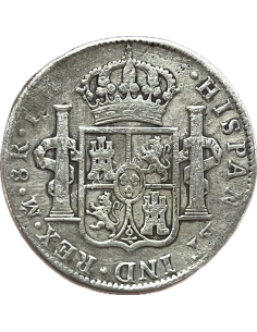8 Reales 1807 Charles IV New Spain, Mexico 2