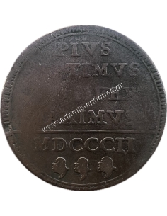 1 Baiocco 1802 Pius VII Papal States 2
