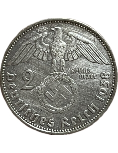 2 Marks 1938 E Paul von Hindenburg Γερμανία 2