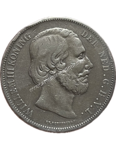2 1/2 Gulden 1868 Willem III Netherlands