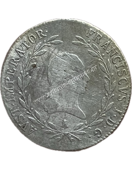 20 Kreuzer 1823 A Francis I Αυστρία