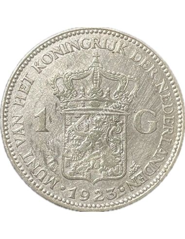 1 Gulden 1923 Wilhelmina Netherlands