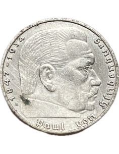 2 Marks 1937 A Paul von Hindenburg Γερμανία