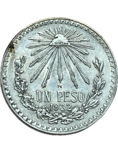 1 Peso 1932 "open 9" Μεξικό