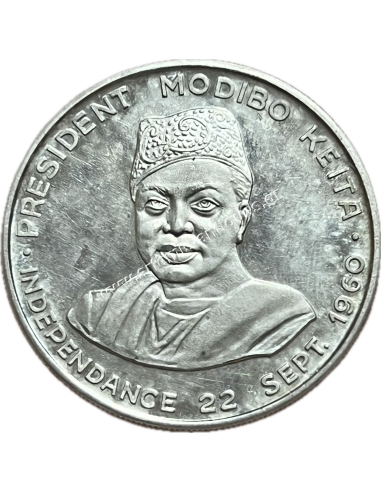 10 Francs 1960 Proof Independene Mali