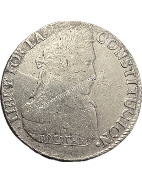 8 Soles 1836 Bolivia