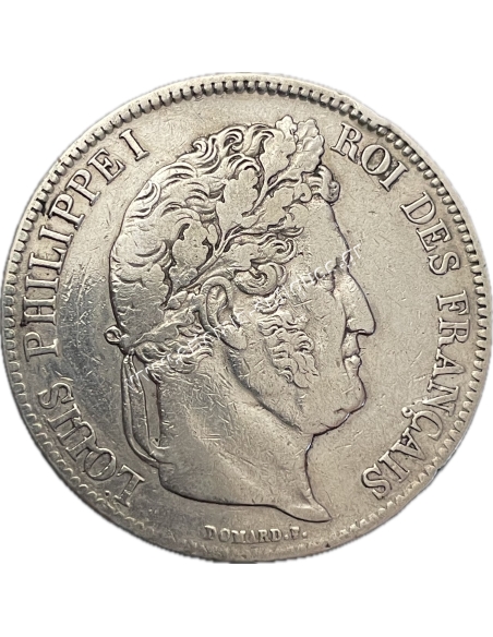 5 Francs 1837 B Louis Philippe I France